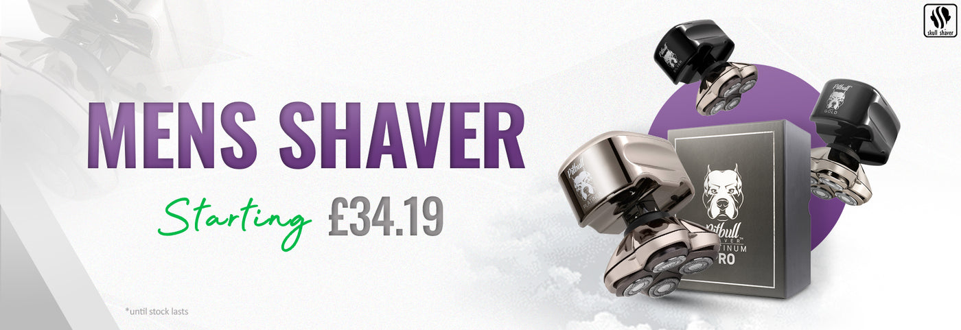 Skull shaver Early Bird sale. Get up to 15% off on purchases.