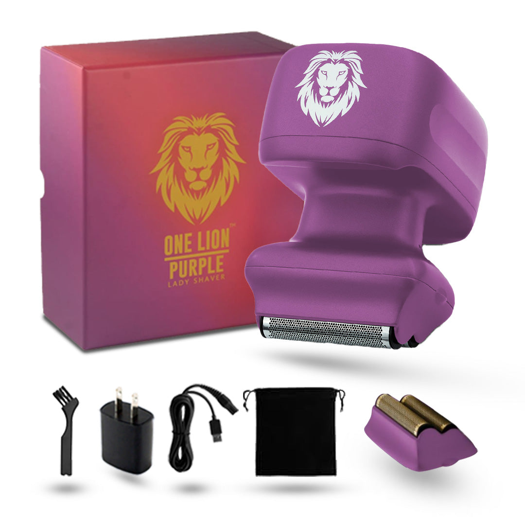One Lion Purple PRO Foil shaver | Two foil options: Standard and Sensi ...