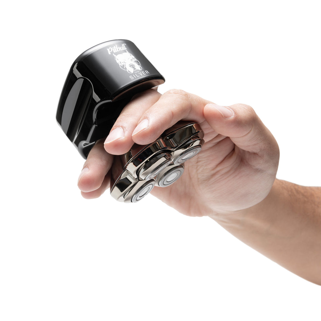 Skull Shaver Silver PRO Head and Face Shaver – Skull Shaver UK